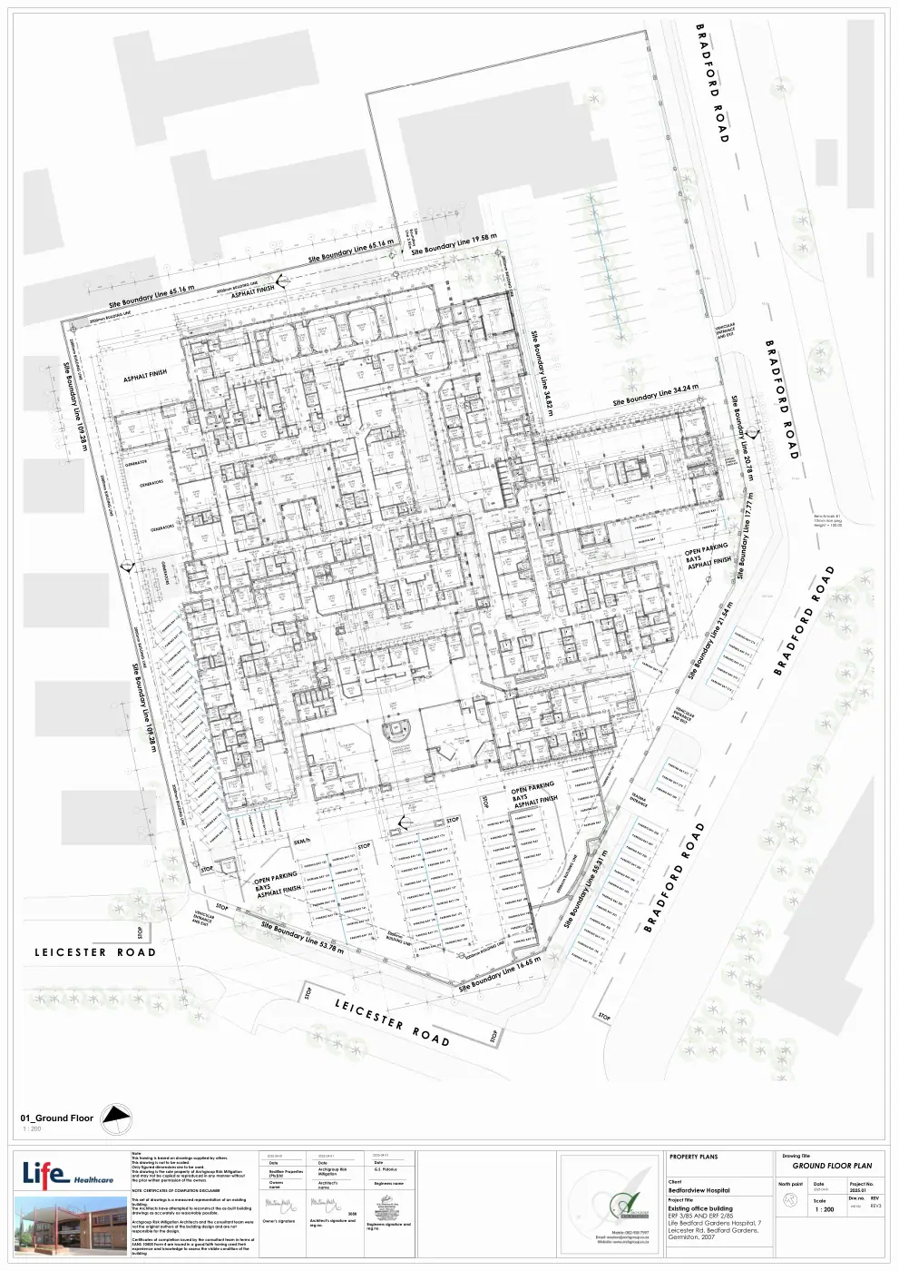 Bedfordview Gardens Hospital: 04-01 BEDFORDVIEW GARDENS HOSPITAL GROUND FLOOR PLAN