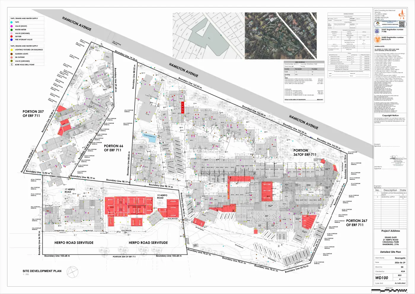Deansgate - Old Age Home: 07-13 DEANSGATE SITE PLAN AND GROUND FLOOR