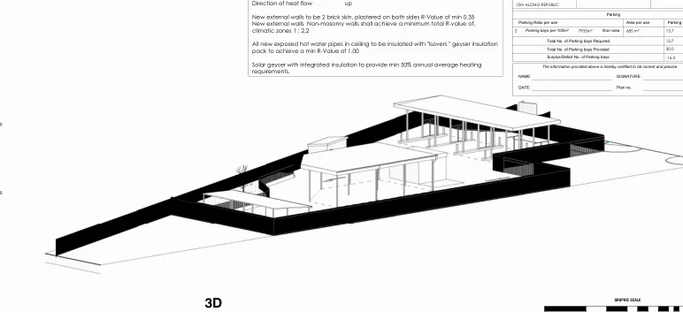 Engen - Bruce’s Car Wash: 3D massing view