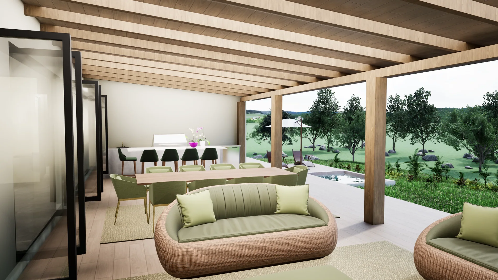 Harare Collection 3: Living area visualisation