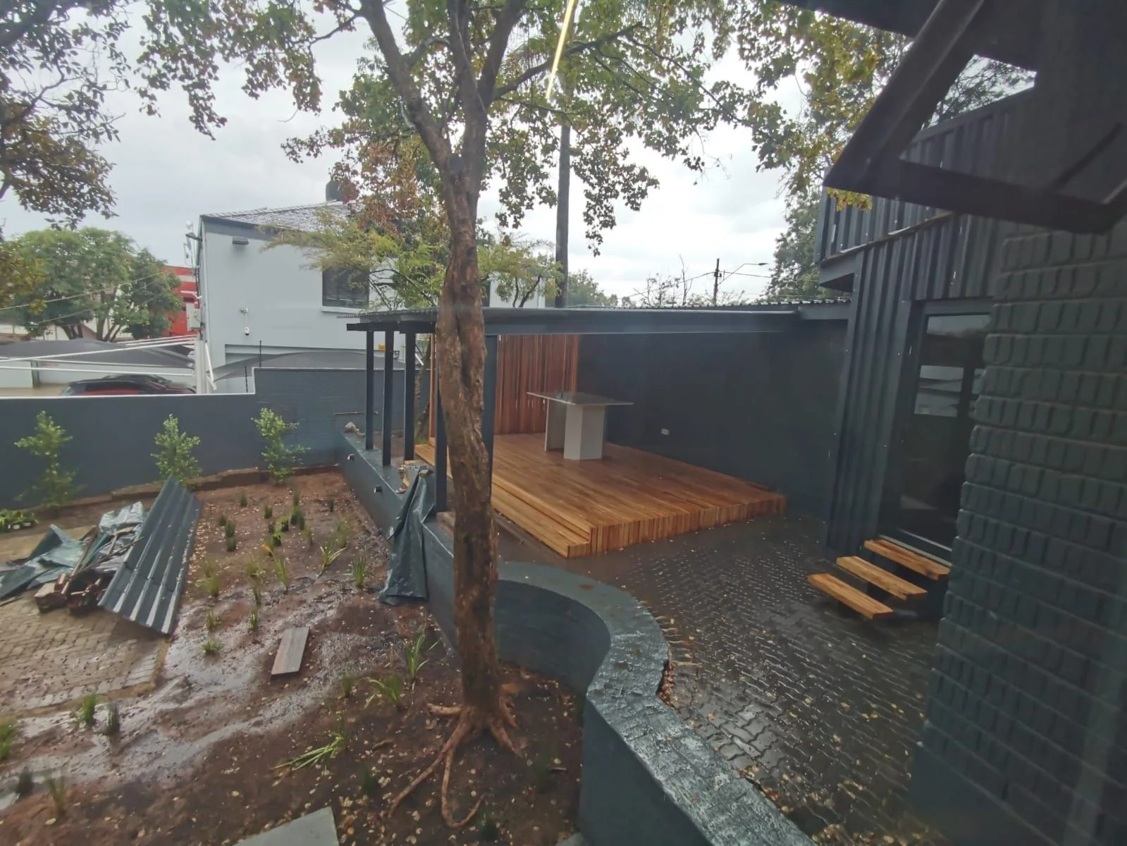 Fusion Project - Terrace and planting